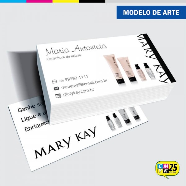 Detalhes do produto Cartão de Visita Mary Kay - 01