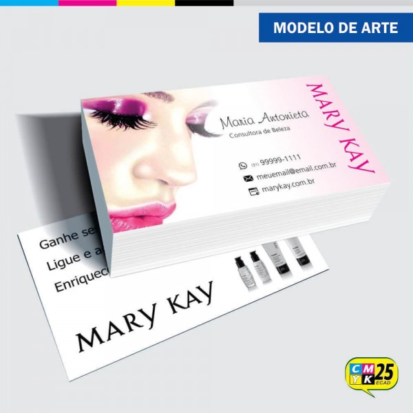 Detalhes do produto Cartão de Visita Mary Kay - 06