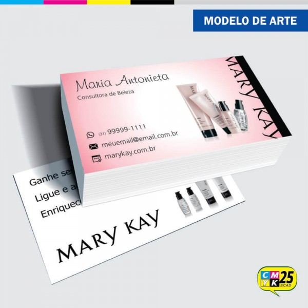 Detalhes do produto Cartão de Visita Mary Kay - 07