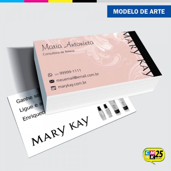 Detalhes do produto Cartão de Visita Mary Kay - 08